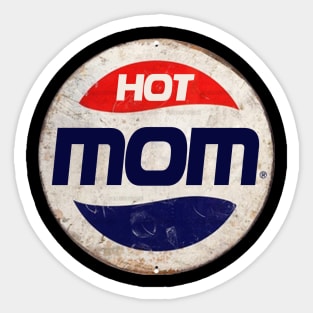 HOT MOM or PEPSI Sticker